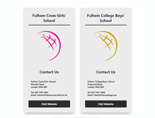 Tablet Screenshot of fulhamcollege.net